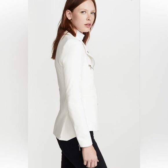 NWT VERONICA BEARD Scuba Hadley Jacket White Size 2 Dickey Compatible - Picture 7 of 12